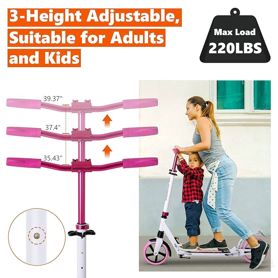 Folding Scooter for Kids 8 Years and Up - Dual Suspension